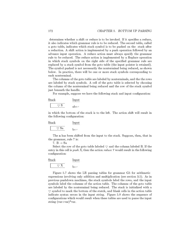 Compiler Design: Theory, Tools, and Examples - Page 172